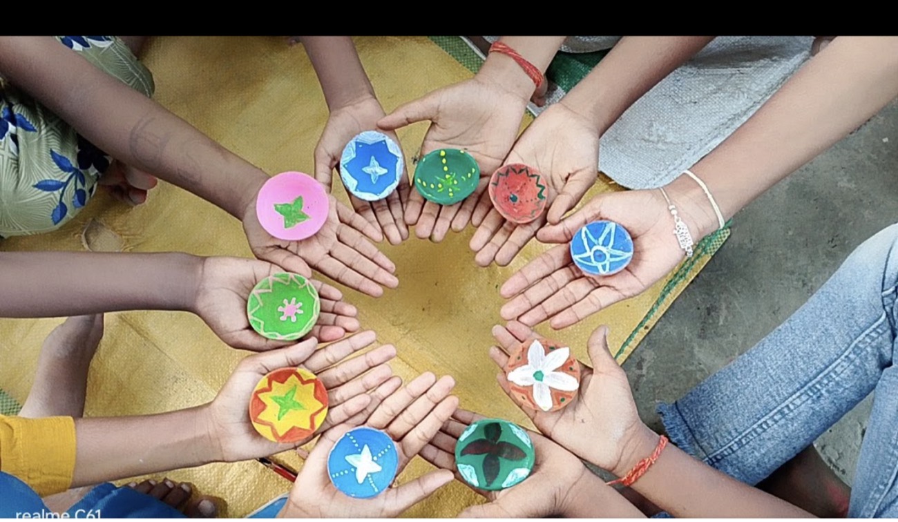 A creative-arts session