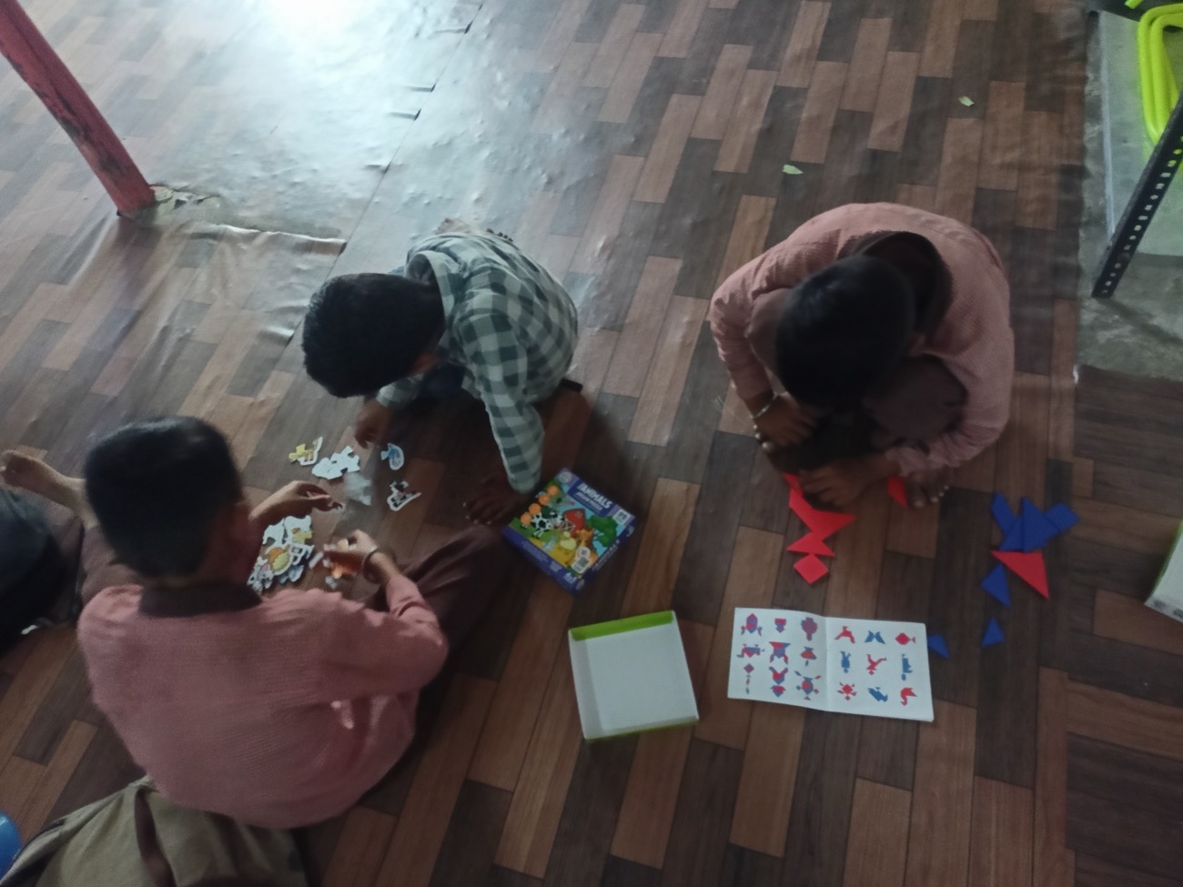 A matching game, Gajanand Learning Centre