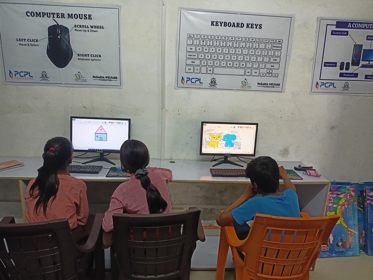 Computer class, Gajanand Learning Centre