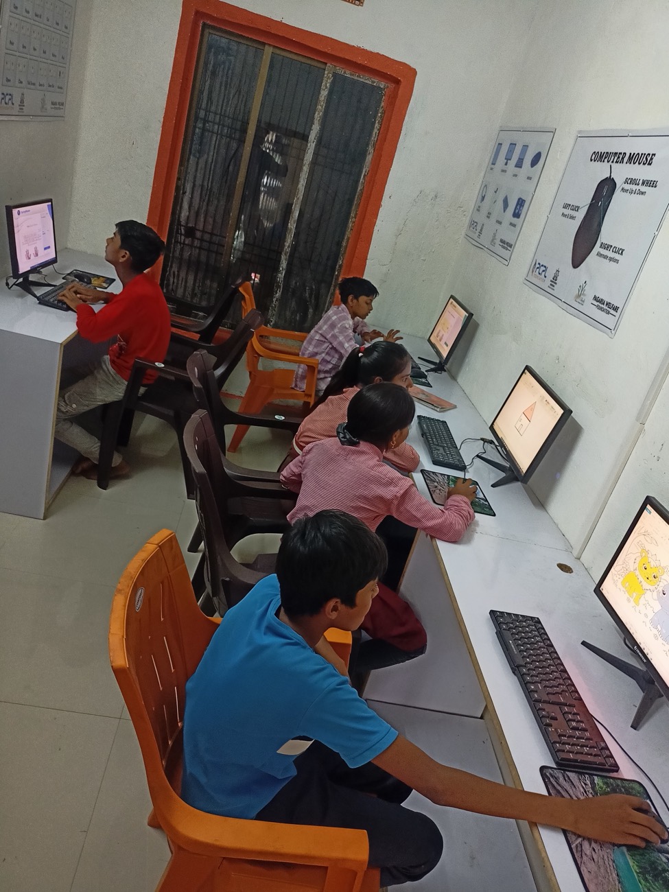 Computer class, Gajanand Learning Centre