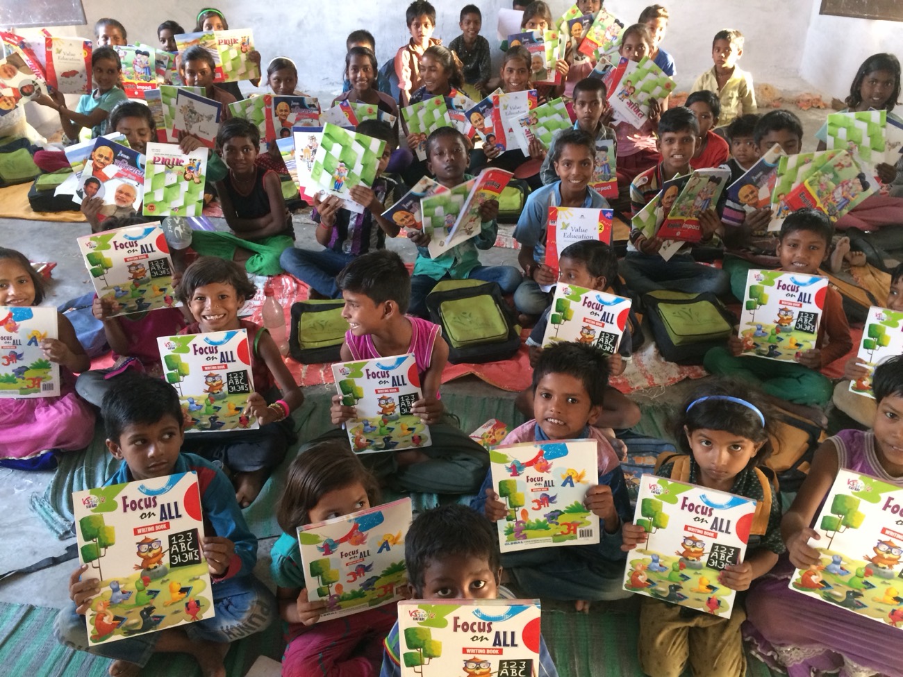 New school kits distributed in class
